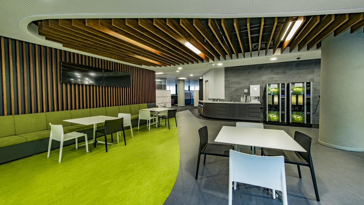 New Discovery Campus green Marmoleum | Forbo Flooring Systems South Africa 